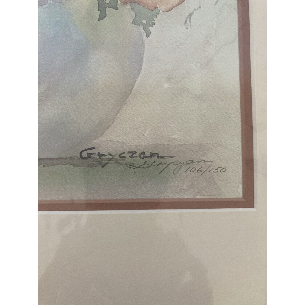 Helen Lewis Gryczan Colorado Artist Flowers Limited Edition Signed Print 106/150 - Picture 3 of 4